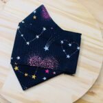 preto coração estrelas
